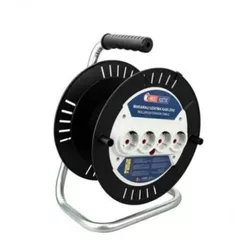купить Удлинитель электрический TEB Electrik 72317 Prelungitor cu tambur, 30m, 4 prize, 3x1.5mm² 9A (310.030.101) в Кишинёве 