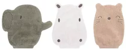 cumpără Accesoriu pentru baie Premaman PBRIRR-VEM-UNQ Set 3 manusi de baie Animals în Chișinău 