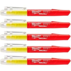 купить Инструмент для разметки Milwaukee 48223201 Marker evidentiator Galben (set 5pcs) в Кишинёве 