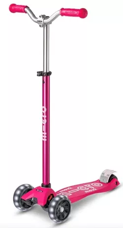 купить Самокат Micro MMD040 Maxi Deluxe Pro LED Pink в Кишинёве 