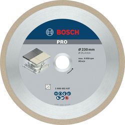 купить Диск отрезной Bosch 2608602637 Алмазный отрезной диск по керамике (ПУ) 230 мм в Кишинёве 
