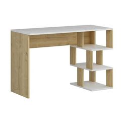 cumpără Masă de birou Trendy Dardanos Alb, Stejar Safir (GTR001095) în Chișinău 