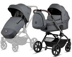 cumpără Сărucior pentru copii Tutis 2in1 GIO PLUS Grigio Grey (1552133) în Chișinău 