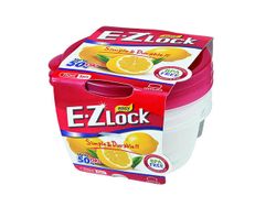 Набор емкостей пищевых EZ Lock 3шт, 0.19l, D10cm