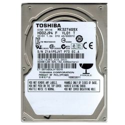 2.5" HDD  320GB  Toshiba "MK3276GSX" [SATA2, 8MB, 5400rpm, 9.5mm]