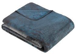 cumpără Textile de casă Ibena 2721/680 Jacquard Decke Rockhampton Dark grey/petrol în Chișinău 