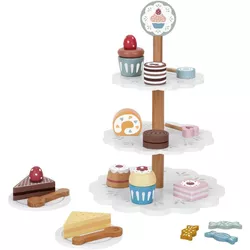 купить Игрушка Tooky Toy R25 /14 (77924) Деревянный набор десертов TJ273 в Кишинёве 