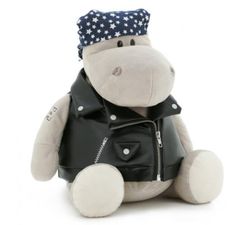купить Мягкая игрушка Orange Toys MS6102/20 Po the Hippo, Biker 20cm в Кишинёве 