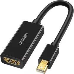 cumpără Adaptor IT Ugreen 40360 Adapter MiniDp to HDMI 4K*2K@60Hz 0.15M MD112, Black în Chișinău 