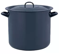 cumpără Cratiță Metalac 54160 emailată 28cm, 15l, capac din metal, albastru inchis în Chișinău 