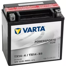 купить Автомобильный аккумулятор Varta 12AH 200A(EN) клемы 1 (152x88x147) M6 018 AGM YTX14-BS. (512014020K544) в Кишинёве 