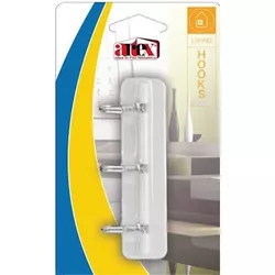 cumpără Cârlig baie Artex 22.02.27 Set cîrlige 3 buc plastic metal în Chișinău 