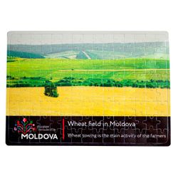 Пазлы A4 – Пшеничное поле в Молдове
