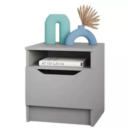 cumpără Noptieră MebelStar LILU 40x40x44.5 Grey (MBS-1382) în Chișinău 