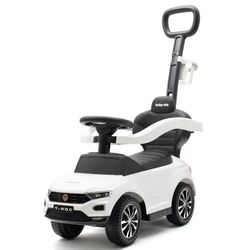 купить Толокар Baby Mix 45780 Volkswagen T-Roc White, с ручкой в Кишинёве 