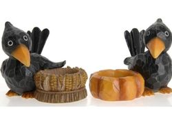 Подсвечник Halloween Ворона 12Х10сm