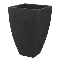 купить Цветочный горшок ProGarden 20864 Trapez din plastic 40x40cm, H60cm, antracit в Кишинёве 
