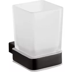 cumpără Pahar pentru periuțe de dinți Bemeta Nero sticla perete 135011010 în Chișinău 