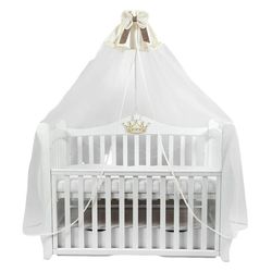 купить Кроватка PernaMea Baldachin Renaissance Buline Ivory (PM.101300/11) в Кишинёве 