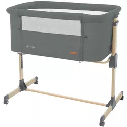cumpără Țarc Kikka Boo 31003020096 Patut co-sleeper Amaris Dark Grey în Chișinău 