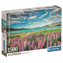 купить Головоломка Clementoni Puzzle 1500 Lupins At Lake Tekapo (31731) в Кишинёве 