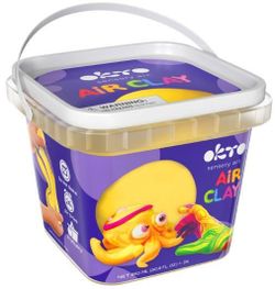 cumpără Set de creație Okto 20010 Plastilină ușoară în găletușă, Galben în Chișinău 