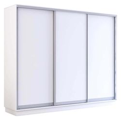 купить Шкаф Mobildor-Lux Fox uși glisante din PAL (260x60x240H cm) Alb в Кишинёве 