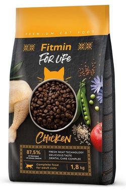 купить Корм для питомцев Fitmin Cat For Life Adult Chicken 1.8kg в Кишинёве 