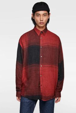 Рубашка ZARA Красный/Черный zara 2324/425/600