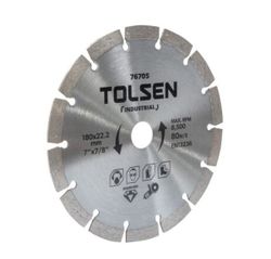 Диск алмазный сегментный 180*22.2mm Tolsen