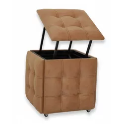 купить Пуф Nex Home Cub Transformer 5 scaune in 1 N2, Maro Deschis в Кишинёве 