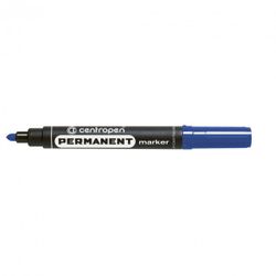 Marker permanent Centropen Permanent 2,5 mm rotund albastru
