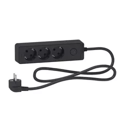 купить Фильтр электрический Schneider ST9433B, 3 locuri + intr. 16A 3m в Кишинёве 