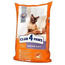 купить Корм для питомцев CLUB 4 PAWS 24231022 Sac pisici indoor 4in1 14 kg в Кишинёве 