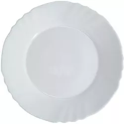 купить Тарелка Bormioli Rocco 27081 десертная 20cm Ebro, белая, стеклокерамика в Кишинёве 