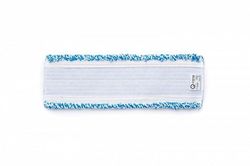 Velcro - Mop plat microfibra albastru 40x13,5 cm, lipici