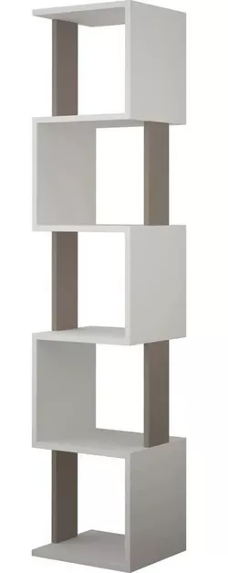 cumpără Raft de birou Trendy Piri, alb, moka deschis 35x161x30cm, raft de carti în Chișinău 