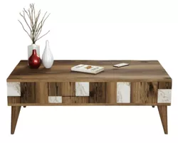 купить Журнальный столик Trendy Madrid, Alb 105x37x60cm в Кишинёве 