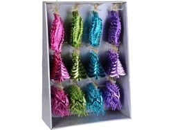 Decoratiune pentru brad "brad/cerb/pana" 19-14cm, "Fancy"