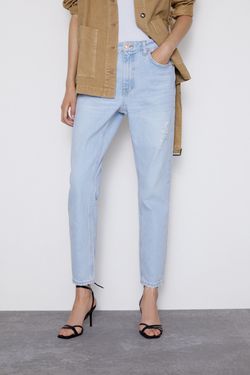 Брюки ZARA Светло синий zara 6164/161/406