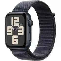 купить Смарт часы Apple Watch SE 2024 GPS 44mm Midnight Aluminium Case with Ink Sport Loop MXEP3 в Кишинёве 