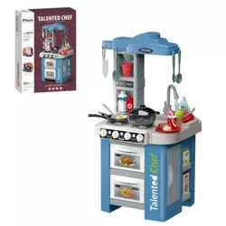 cumpără Bucătărie și veselă de jucărie Essa 922-126 Set de joacă Bucătar talentat, 69elem, albastru în Chișinău 