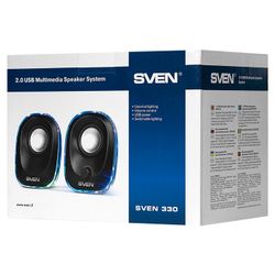 Speakers SVEN "330" Black, 5w, USB power / DC 5V