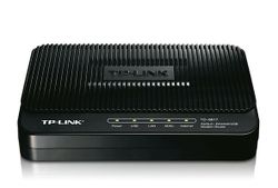ADSL Router TP-LINK "TD-8817",1xEthernet port+1xUSB, ADSL/ADSL2/ADSL2+, Splitter, Annex A