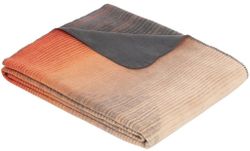 cumpără Textile de casă Ibena 2405/820 Jacquard Decke Luena Dark grey/orange în Chișinău 