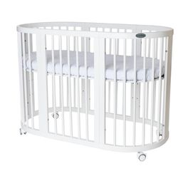 cumpără Pătuț Ingvart 1729003 9in1 Smart Bed Rotund Alb (transformabil), 72x72x120cm în Chișinău 