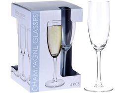 Set pahare pentru sampanie Vinissimo 4buc, 180ml, H20.5сm