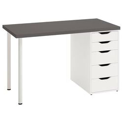 cumpără Masă de birou Ikea Lagkapten/Alex 120x60 Grey/White în Chișinău 