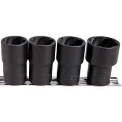 cumpără Set de tubulare, bite, duze King Tony 9TD034MR Набор головок для извлечения повреждённых болтов и гаек 21-27мм, 4 пр. în Chișinău 