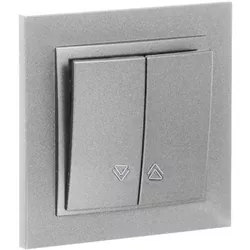 cumpără Întrerupător electric Mono Electric Intrerupator jaluzele 2cl. argint Despina în Chișinău 